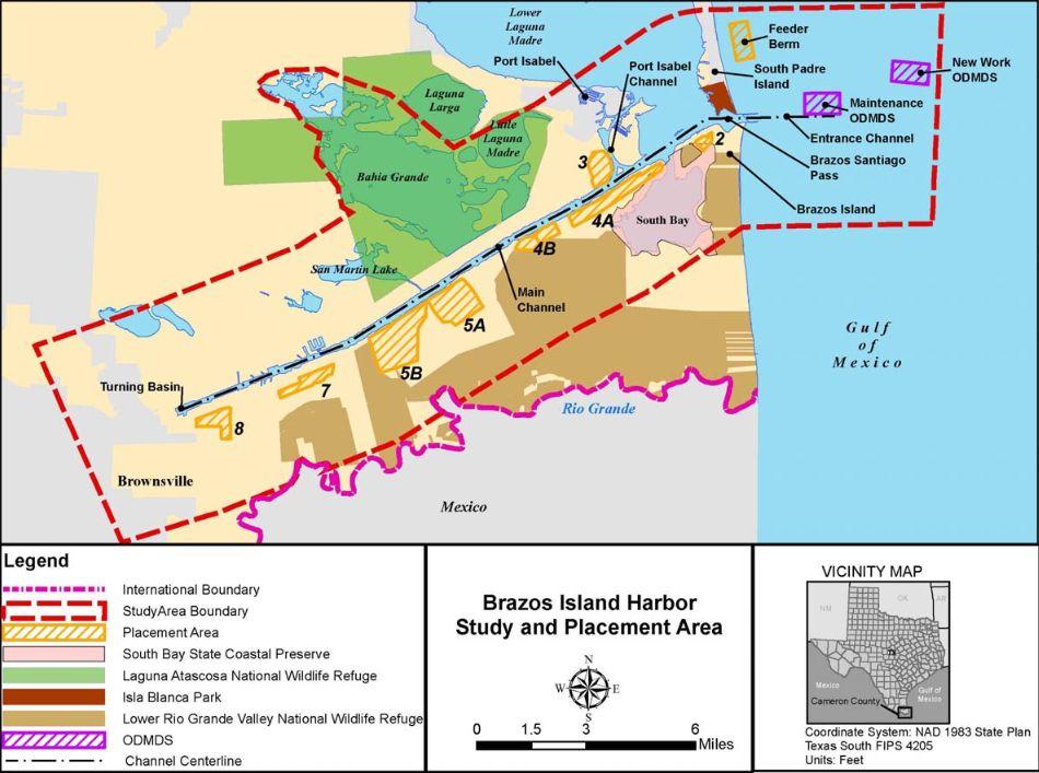 South Padre Island USACE Brazos Island Harbor, Texas Channel From: Brazos Island Harbor, Texas Channel