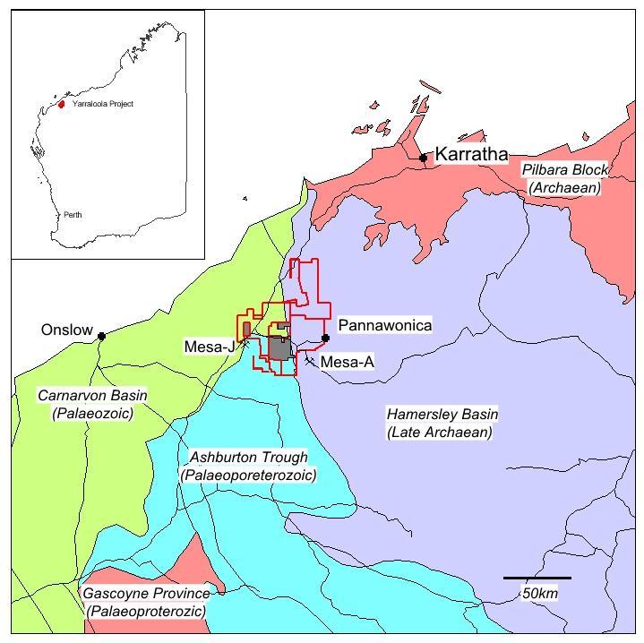 ABOUT COZIRON RESOURCES LIMITED Yarraloola Project Coziron Resources Ltd is exploring seven exploration leases and two prospecting licences with an area of 1450km 2 on the Yarraloola Project, located