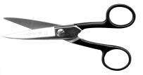 MUNDIAL SPECIALTY SCISSORS & SNIPS THREAD CLIPS-SOLID STEEL Self opening, knife-edge and fully chromed. Trims loose threads, ends of fabric, narrow ribbon, etc. Hot drop forged, sharp points.