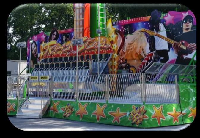 ROCKSTAR A ride on the Rockstar offers riders and spectators a graceful, well-lit and perfectly