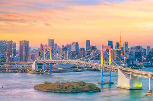 Tokyo Skyline with Rainbow Bridge. 12.1 Introduction 12.1.1 Basic facts With a population of 13.5 million, Tokyo is one of the largest metropolitan areas in the world.