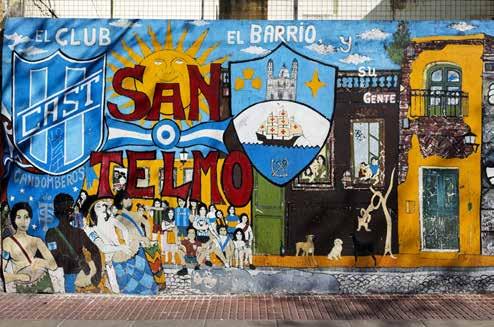 Mural in the neighbourhood of San Telmo. 1.3 