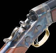 Originally, Henrys were bronze-framed and rugged iron-framed models. 1871 ROLLING BLOCK HUNTING CARBINE 1860 HENRY RIFLE 342910 Trapper.45 Colt 18.5" Brass Frame and 342390*.44/40 24.