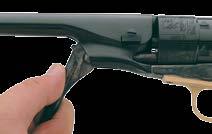 Finish: Blue Stock: A-Grade walnut $589 1849 POCKET 4" # 340350 Case-hardened, walnut grip The.31-caliber black powder 1849 Pocket Revolver was designed to fit easily in a coat pocket.