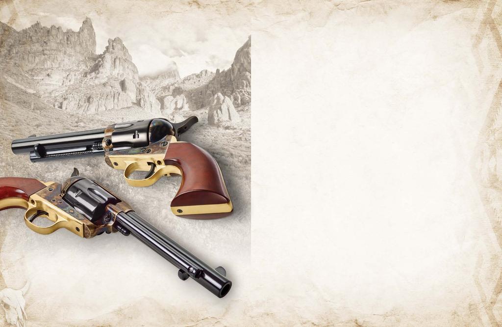 CARTRIDGE REVOLVERS 1858 new army conversion Navy and Army conversion (continued) EXCLUSIVELY ON UBERTI FIREARMS IMPORTED BY STOEGER INDUSTRIES 1858 NEW ARMY CONVERSION 8" # 341001 Blued, walnut grip