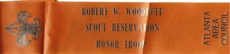 CAMP AWARDS HONOR TROOP AWARD Troops can qualify for a special recognition award at Woodruff.