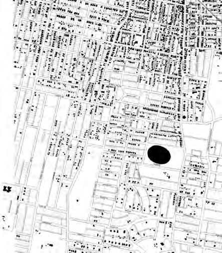 COMPARISON OF FIGURE GROUND MAPS Edgehill Figure Ground 1908 Edgehill Figure Ground 1951 Edgehill Figure Ground 2000 1908 The northern portion of the neighborhood is occupied by single family