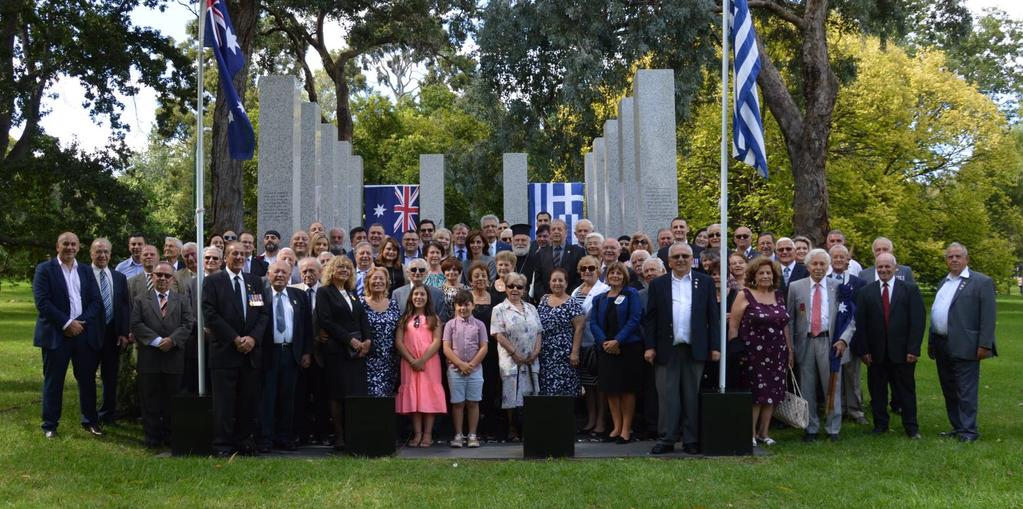 2017 Greek National Day - Canberra A delegation from the