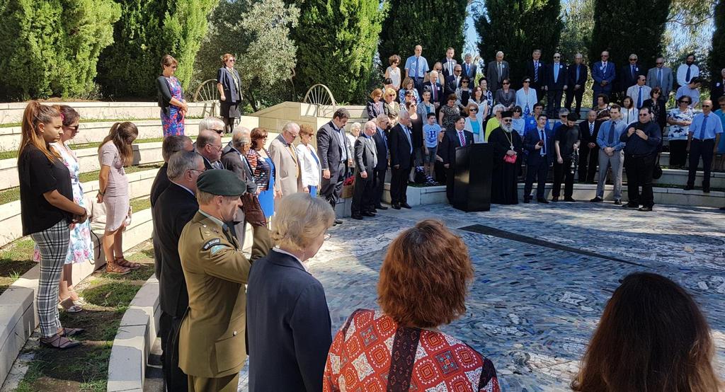 National Day event at the Hellenic Memorial in Canberra.