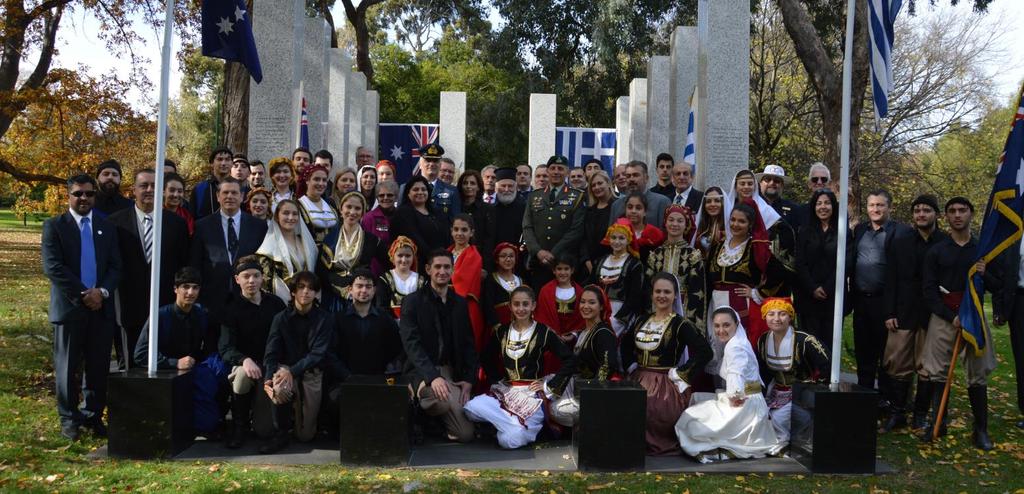 76 th Anniversary of The 1941 Battle of Crete at the Hellenic Memorial Pictured