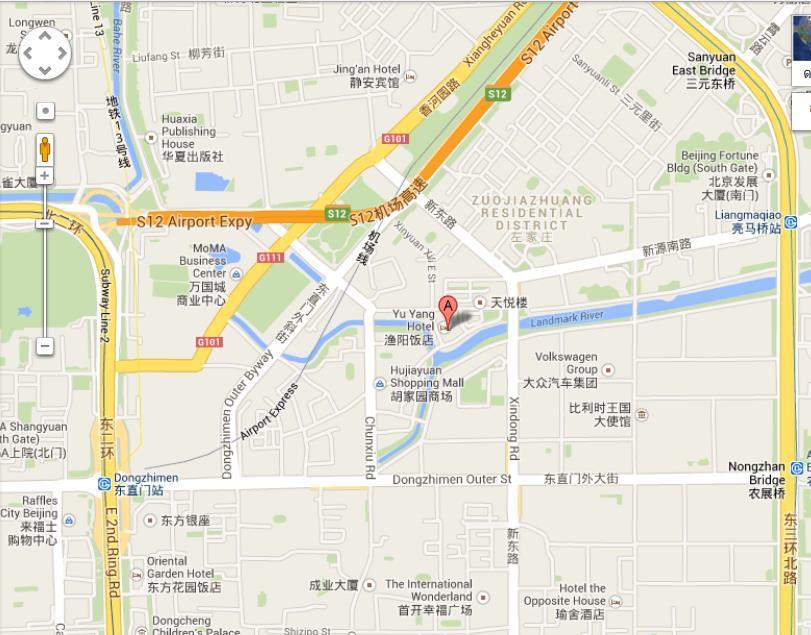 7 Hotel Map Yuyang Hotel Beijing ( 北京渔阳饭店 ) Address: No.