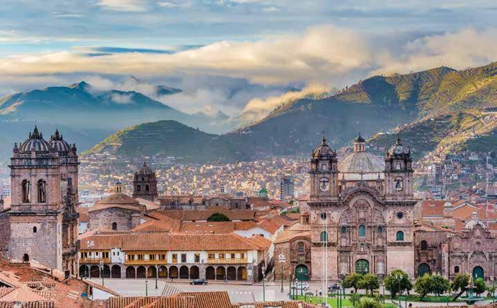 SOUTH AMERICA 35 Explore Cusco, the gateway to the Sacred Valley ITINERARY OVERVIEW DAY DESTINATION INCLUDED HIGHLIGHTS 1 Rio de Janeiro Arrive in Rio de Janeiro 2 Rio de Janeiro Visit the statue of