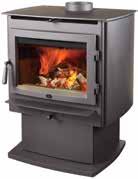 10 Evergreen Premium Steel Wood Stove The mid-sized Evergreen Wood Stove hits the mark on performance, function and design.