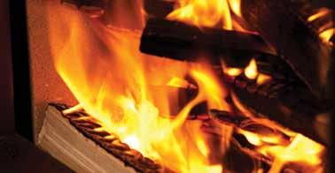 19 Simply load your wood into the firebox and push the GreenStart button to