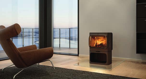 CLOSED COMBUSTION WATCH THE FLAMES The Jøtul F 305 series consists of two models. The horizontal design makes it easy to position logs and it provides a rapid heat transfer to the room.