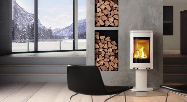 CLOSED COMBUSTION INNOVATING SHAPES The Jøtul F 370 series is a design award winning series of wood stoves and consists of ten main variants including a balanced flue gas model all with a unique cast