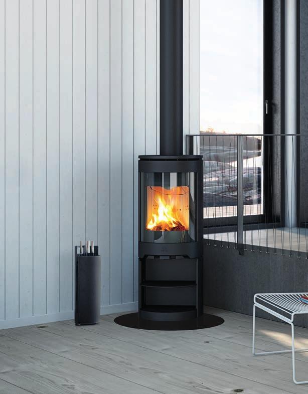 JØTUL F 480 SERIES - NEW EASY TO POSITION The Jøtul F 480 series is a round, fully cast iron, convection stove.