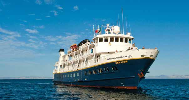 National Geographic Sea Lion CAPACITY: 62 guests in 31 outside cabins. REGISTRY: United States. OVERALL LENGTH: 152 feet.