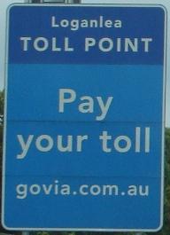 RACQ observed good toll road signage on entries and along the