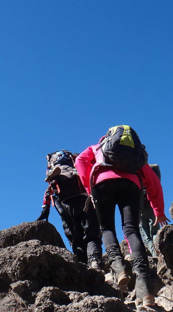 At the top, you ll be rewarded with some of the most amazing views and photo ops on Kili!
