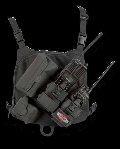 STRAPS DUAL RADIO HARNESS / GEN Radio chest harness for carrying two radio SINGLE
