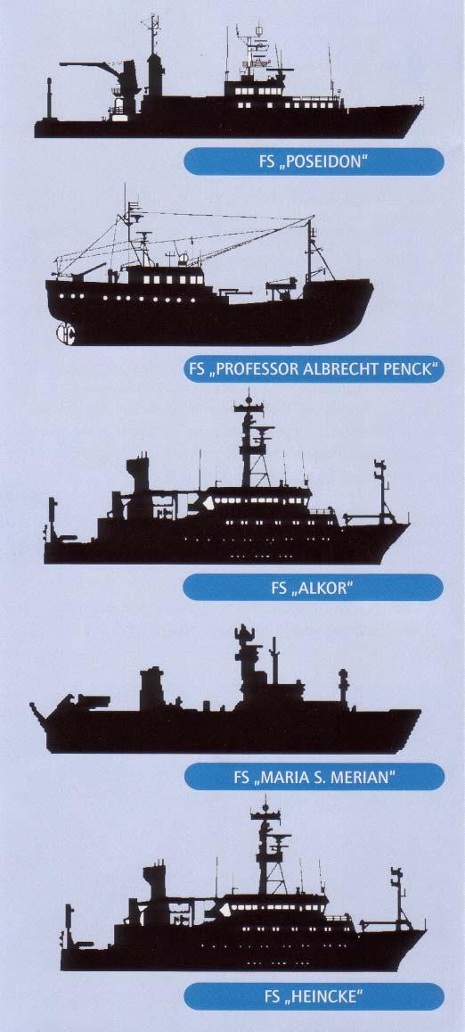 Operating the mid size research vessels in Germany since 01.