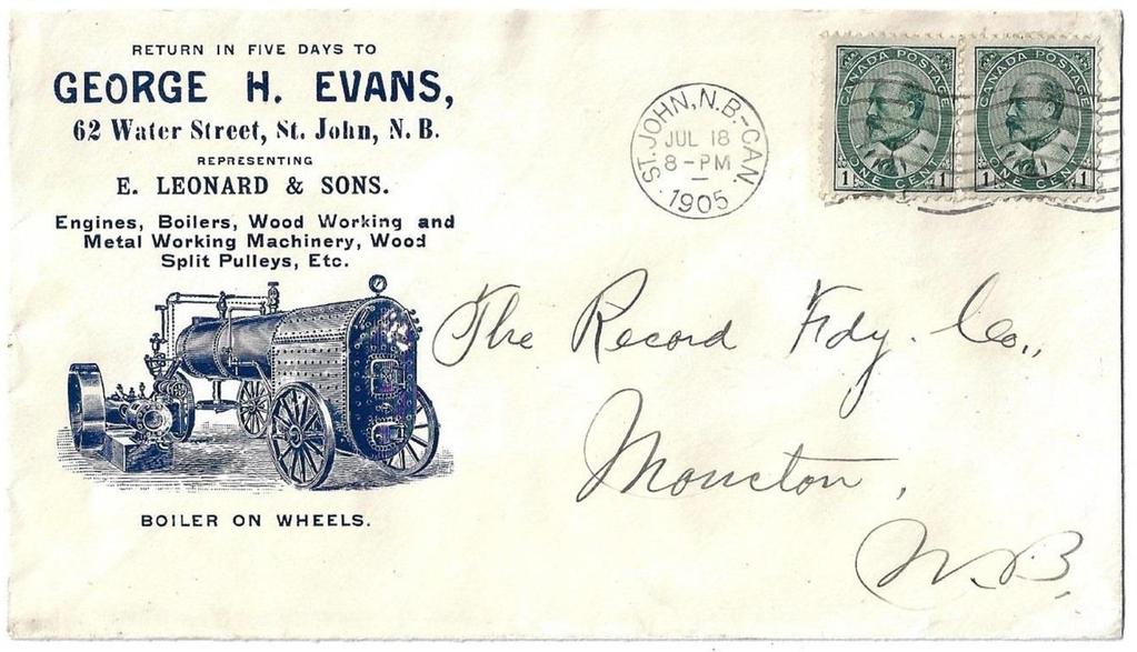 00 Item 266-19 Boiler on wheels illustrated 1905, 1 Edward (2) tied by St.