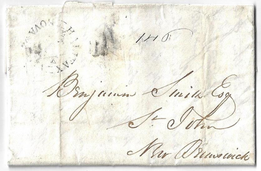 00 Item 266-38 Halifax NS statement of claim 1840, stampless