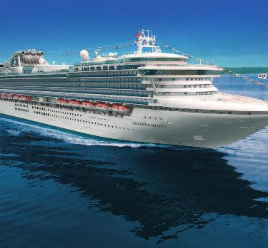 We then board the luxury of the Diamond Princess, from where we take a look at some of the most fascinating and intriguing places in the world, whilst enjoying the luxury of the ship.