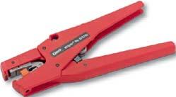 mm 0 0 0 Replacement blade 0 0 MAXIM automatic wire stripper for finely wired and solid conductors with PVC insulation. For round, oval and flat cables of 0. - mm.