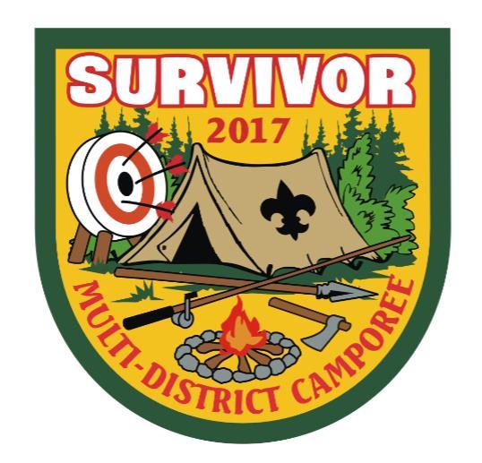 Camporee Guide For Senior Patrol Leaders/Crew Presidents/Adult Leaders and all Participants 2017 SURVIVOR Fall Camporee August 31, 2017 edition