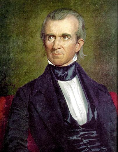 Polk Polk saw New Mexico and California as belonging to the US