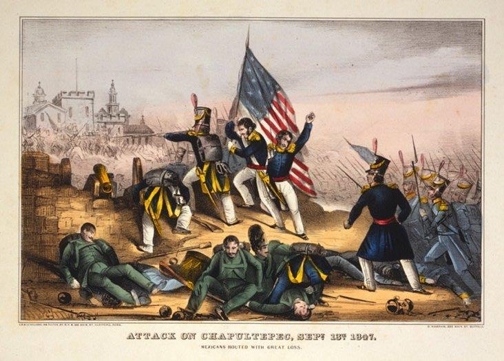 disputed border April 24, 1846- Mexican soldiers attacked Taylor s force Hostilities
