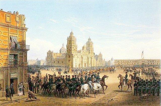 their way 300 miles south to Mexico City September 1847- The Americans took