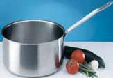 It is primarily used for heating and cooking food in liquid. Saucepans come in many sizes.