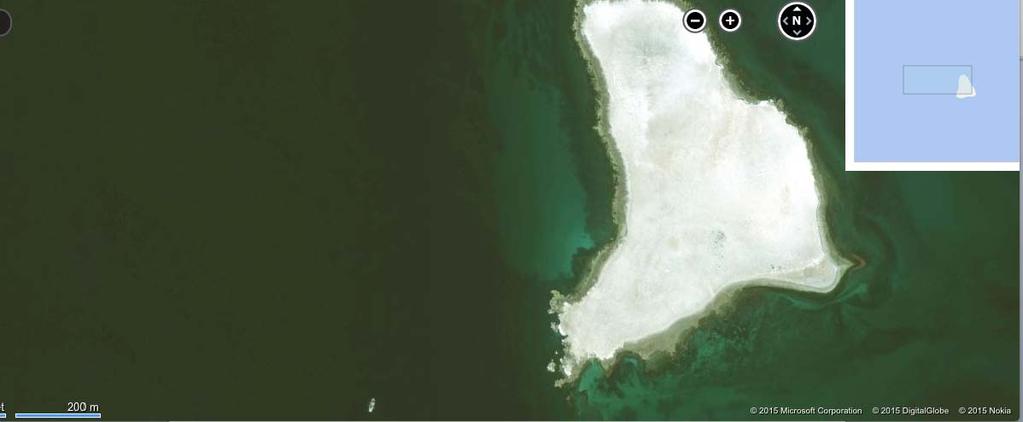 Figure-3-17 Zone-5. Isla Patos (Duck Island) Note deep anchorage off SW shore of the island.