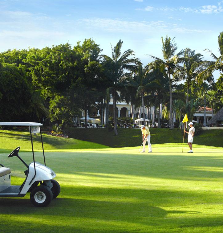 Golf Casa Velas is surrounded by the Marina Vallarta golf course designed by Joe Finger, and is just minutes from the Vista