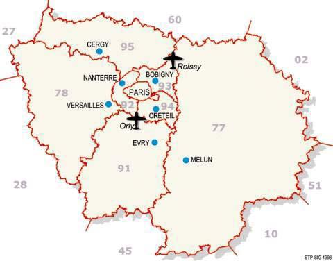 Ile-de-France is one of the 22 administrative "régions" of France 11 million inhabitants (18% of