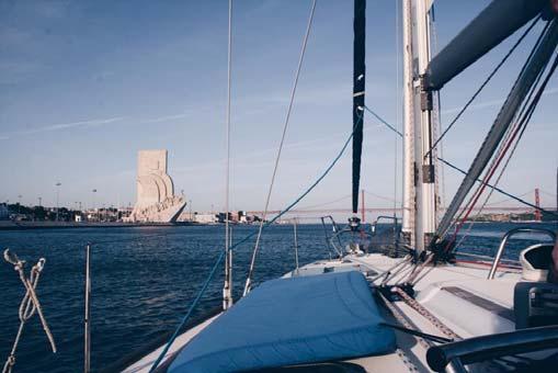 SAILING ON TAGUS RIVER: YACHT CHARTER AND SAILING TRIPS For couples, families or small groups it is now possible to board on a fantastic sailing trip in the Tagus river and see Lisbon s main