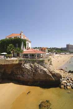 Cascais Bordered by beaches and inland the lush mountain resort of Sintra, is the charming fishing village of Cascais.
