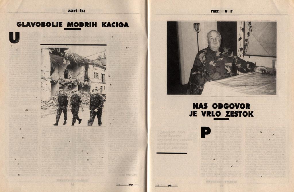 GLAVOBOUE u petak 22. svibnia 1992. svijet se je prorniienio. Tri nove drzave su se pojavile na svjetskoj pozornici, a cetvrta oc'.:ekuje svoj neizbjezni kraj. Ulazak Hrvatske u clan- I~.
