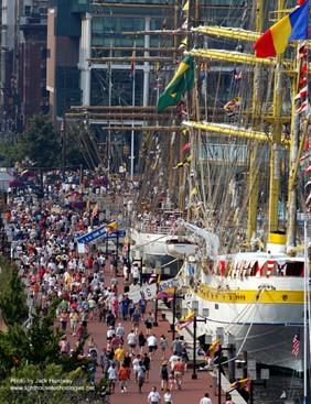 About Sail Baltimore Since 1976, Sail Baltimore has produced a free, annual, public program of visiting ships from around the world and family-friendly maritime events for the Baltimore area and