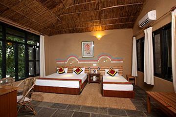 Accommodation includes cottages with well furnished rooms equipped with modern amenities.