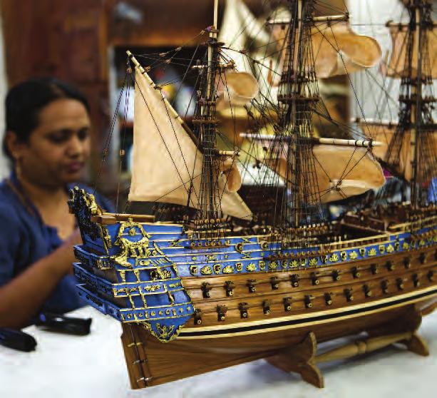 models of historic ships. You will also have the chance to visit a soap factory and a carpet-weaving workshop before lunch.
