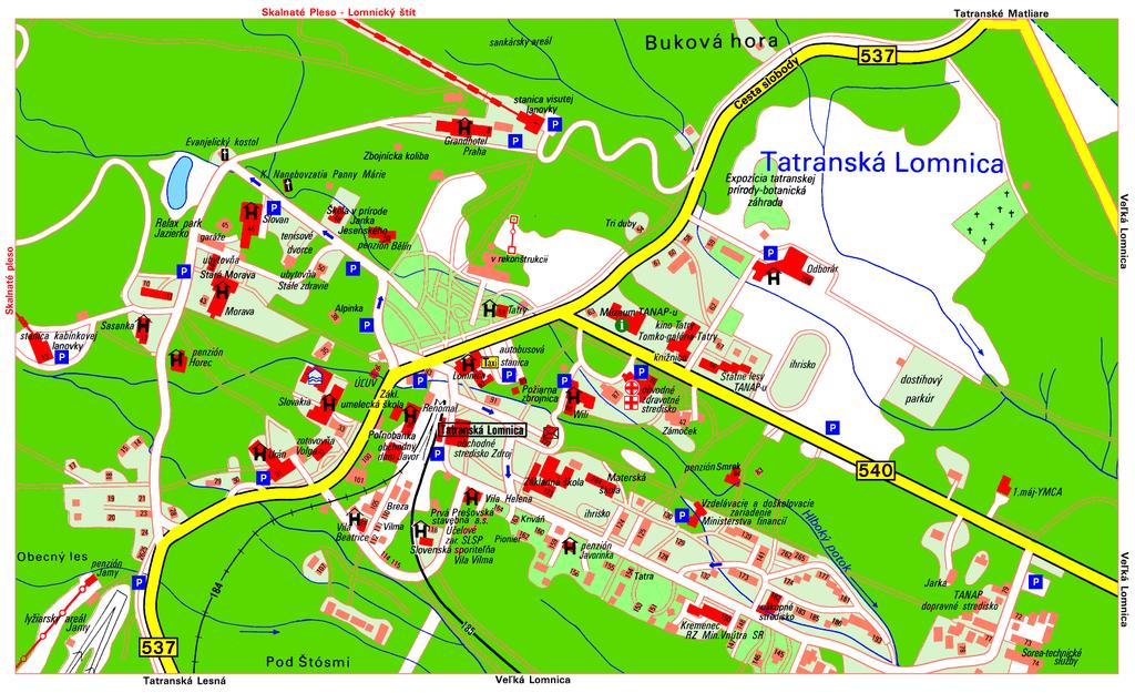 2.2 Lokalizácia riešeného miesta Tatranská Lomnica Tatranská Lomnica je jedna zo 14. tatranských osád, ktoré spolu vytvárajú mesto Vysoké Tatry leţiace v okrese Poprad, Prešovský kraj.