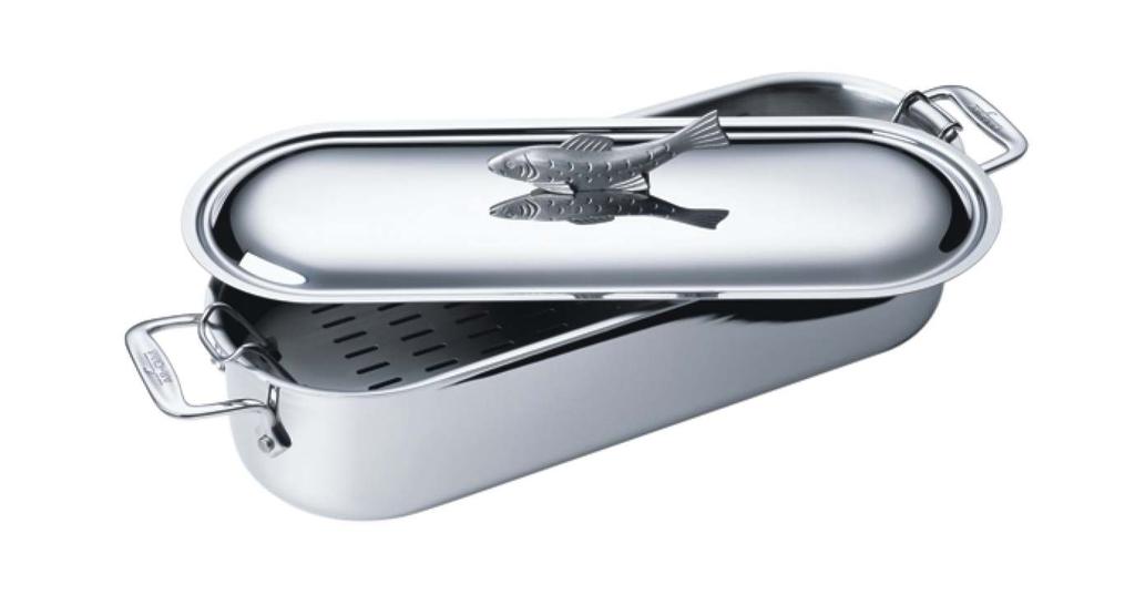 STAINLESS All-Clad Stainless has a hand-polished exterior layer of magnetic stainless steel with matching handles, rivets, and lids for a look that has become an enduring classic.