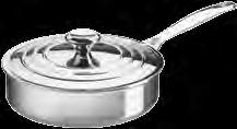 2 Sauté Pan with Lid and Helper Handle Sized to accommodate larger recipes, this pan features a helper handle