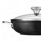 TOUGHENED NONSTICK ICONIC DESIGN Elegant design details take cues from classic Le Creuset cookware,