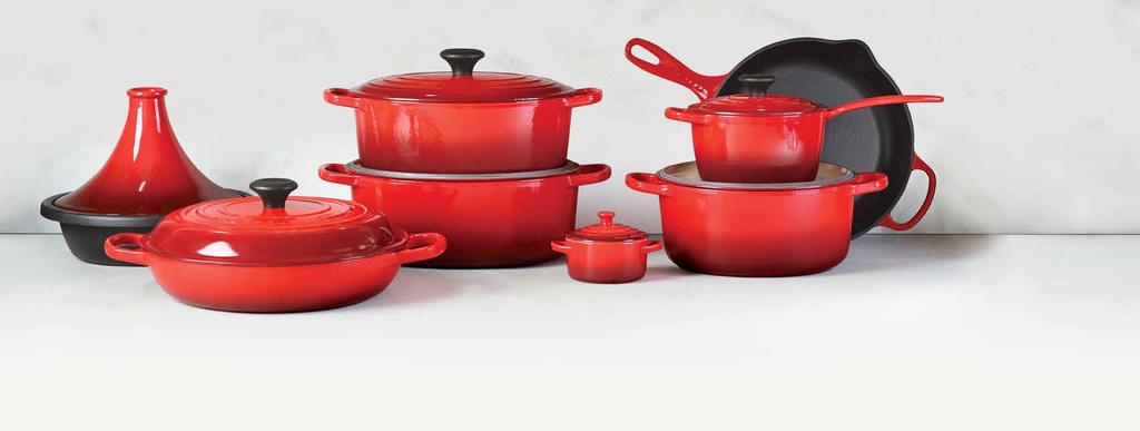 LE CREUSET ENAMELED CAST IRON COOKWARE has been the world s