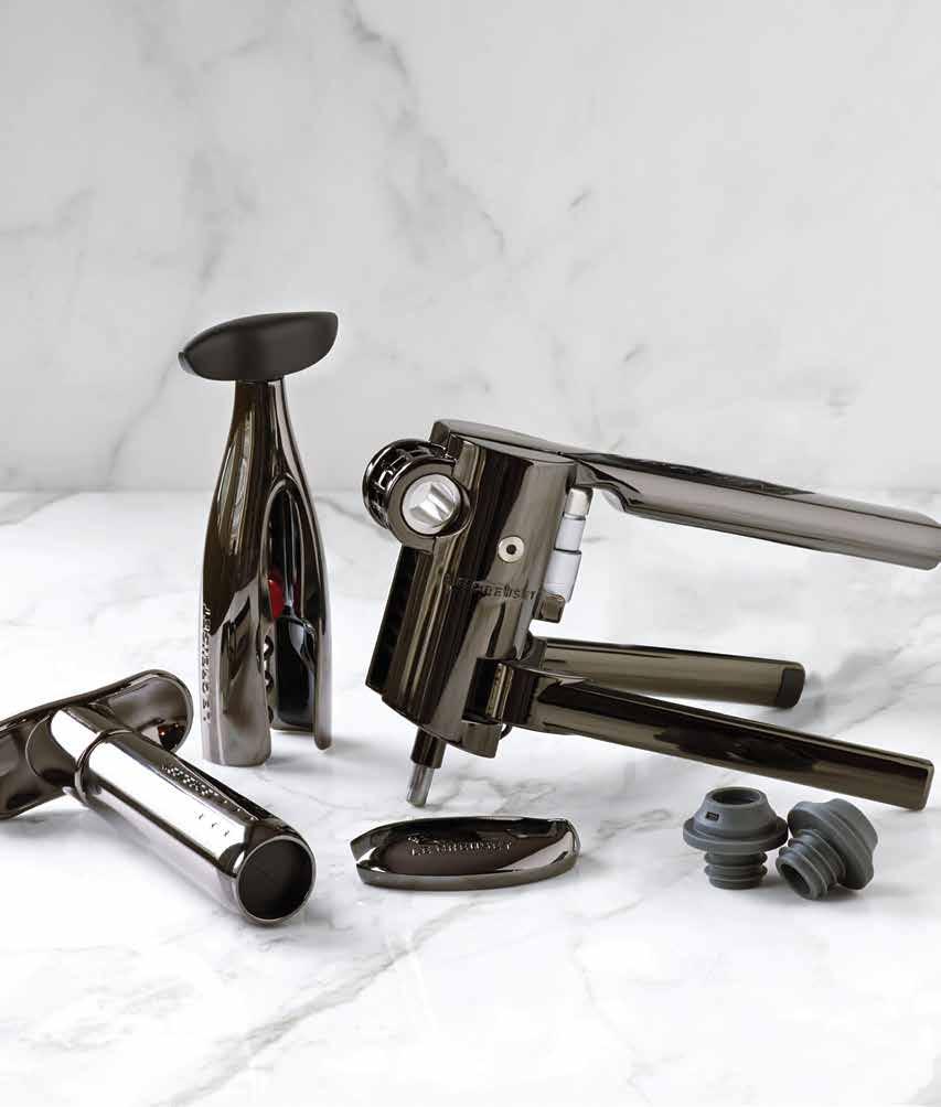 WINE TOOLS LE CREUSET WINE TOOLS are trusted for their effortless functionality and ergonomic design, thanks to Screwpull innovation.